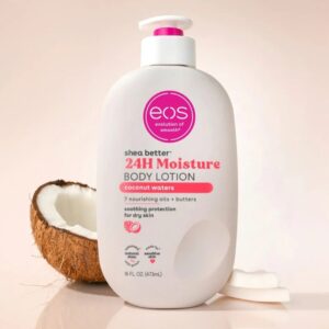 EOS Shea Butter 24H Moisture Body Lotion - Coconut Waters